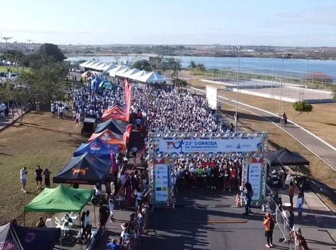 Corrida da Emancipação e Pedala Arapiraca marcaram os 100 anos de Arapiraca neste domingo (27)