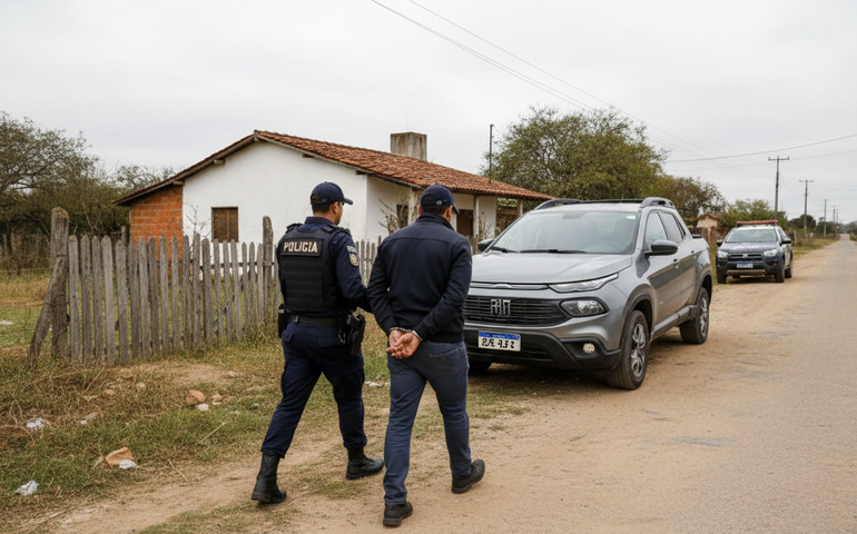 Polícia Civil prende suspeito de homicídio em Santana do Ipanema