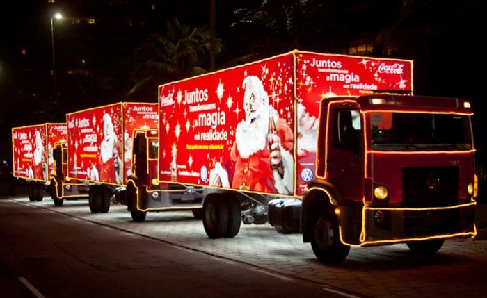 Caravana de Natal da Coca-Cola passa por diversas cidades do país - Foto: Divulgação