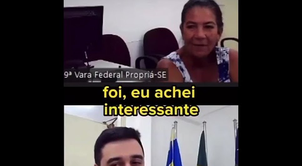 Em vídeo bem humorado, juiz viraliza ao conceder aposentadoria para mulher não letrada em Propriá.jpg
