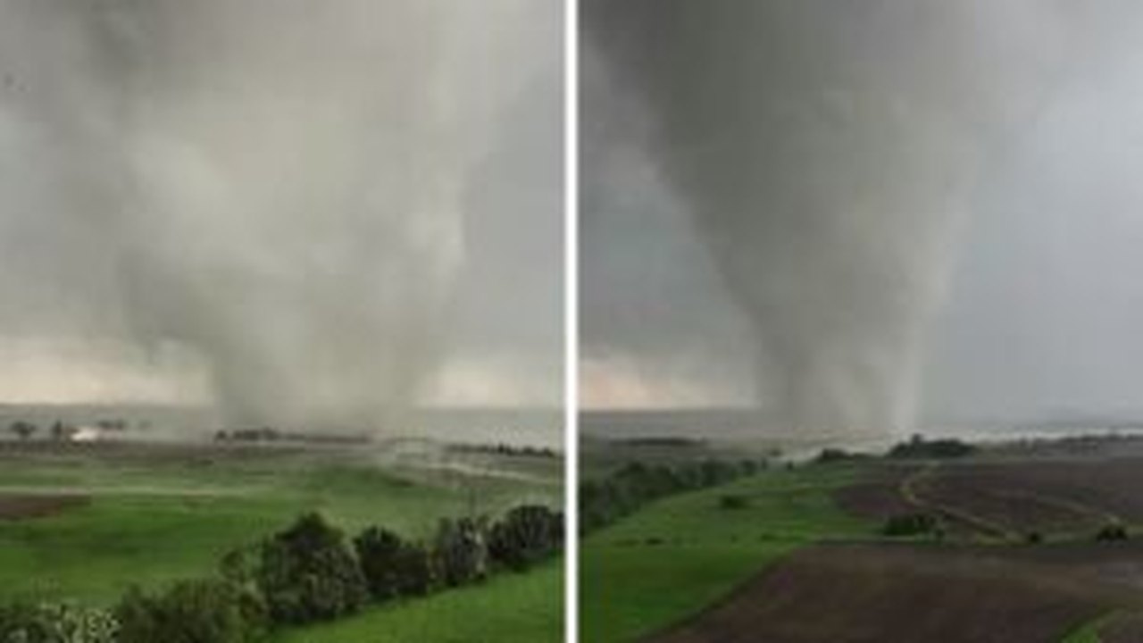 Vídeo mostra violência do tornado que devastou cidade em Iowa, nos EUA