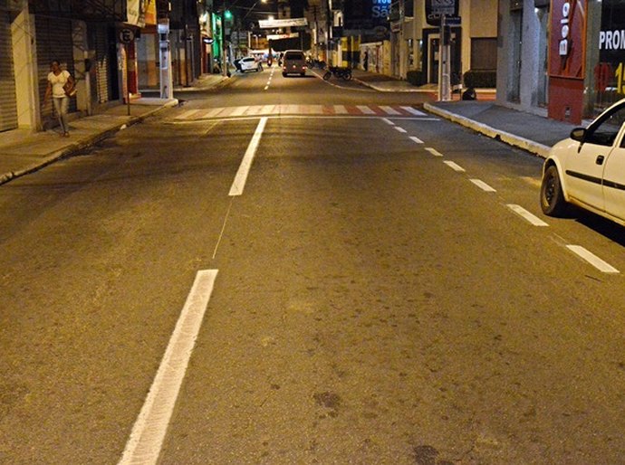 Arapiraca revitaliza sinalização horizontal na região central