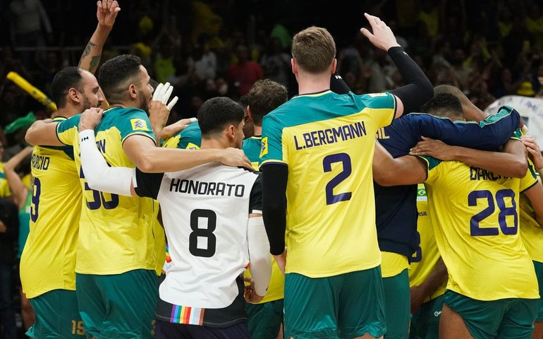 Brasil derrota Polônia na Liga das Nações Masculina de Vôlei