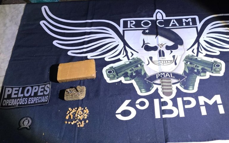 PM prende nove pessoas e apreende armas e drogas no interior de Alagoas