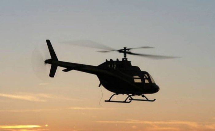 Helicóptero sofre pane e faz pouso forçado em São José da Laje