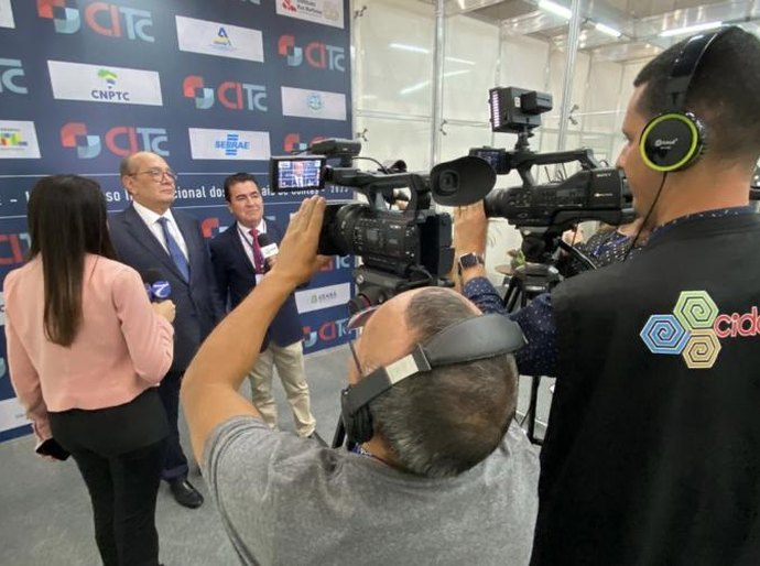 Cobertura realizada pela TV Cidadã é parabenizada durante Congresso dos Tribunais de Contas