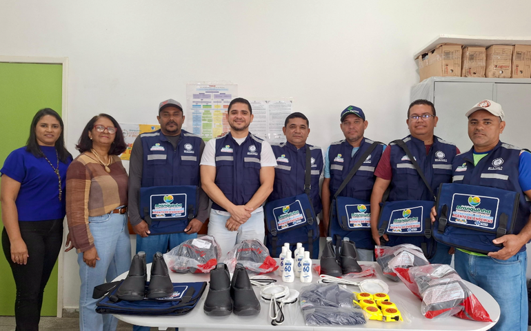 Saúde de Branquinha entrega novos fardamentos e EPIs aos Agentes de Saúde, Endemias e Vigilância Sanitária