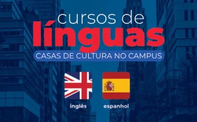 Casas de Cultura abrem seleção para cursos de inglês e espanhol