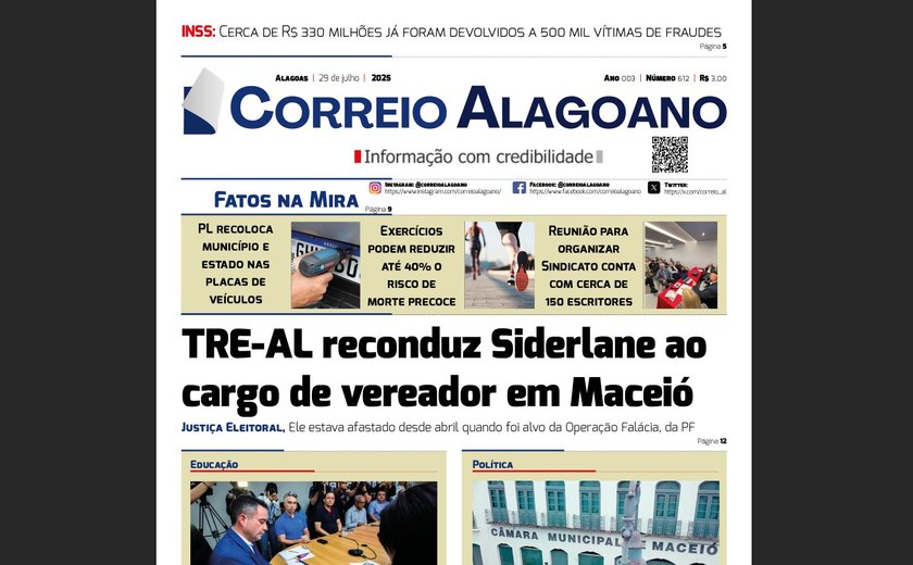 TRE-AL reconduz Siderlane ao cargo de vereador em Maceió