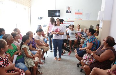 Prefeitura de Marechal realiza atividades do Outubro Rosa nas Unidades de Saúde