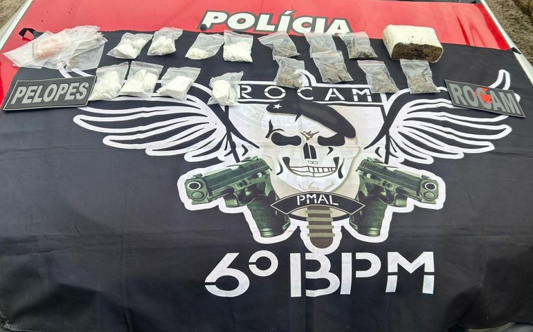 Polícia Militar prende suspeito de tráfico de drogas em Maragogi