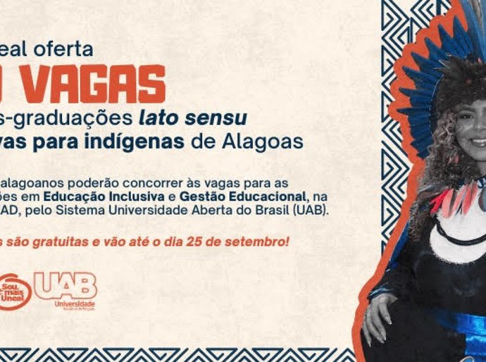 Uneal oferta 220 vagas de pós-graduações exclusivas para indígenas de Alagoas