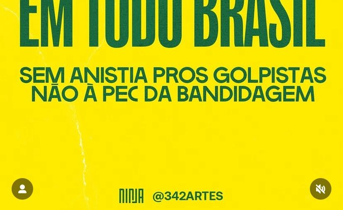 Protesto em Maceió contra a “PEC da Blindagem” mobiliza sociedade e artistas Protesto em Maceió contra a “PEC da Blindagem” mobiliza sociedade e artistas