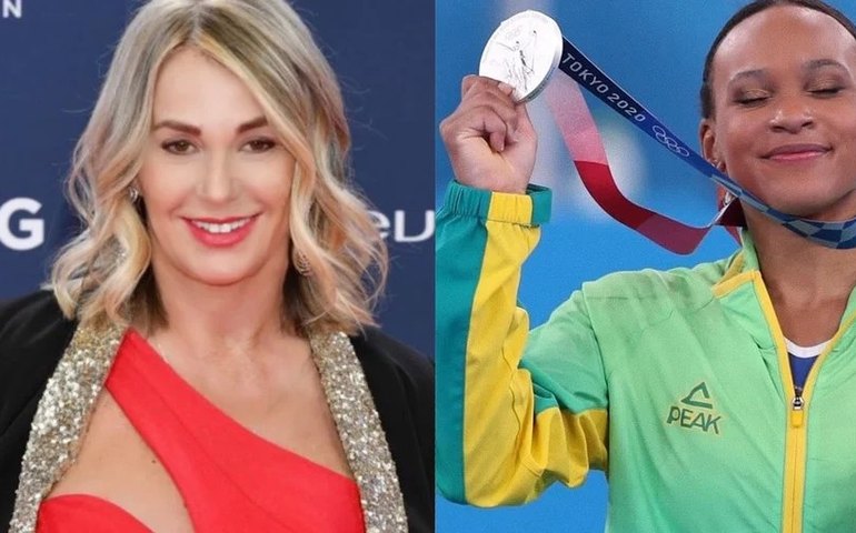 Rebeca Andrade se encontra com Nadia Comaneci, canta e pede pausa: 'Estou cansada'