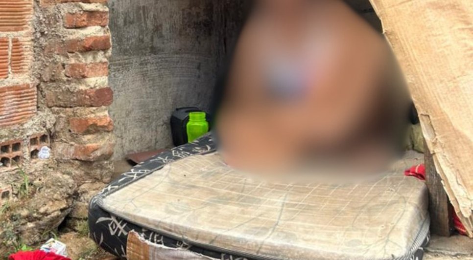 Adolescente de 16 anos não tinha acesso à rua nem à alimentação adequada. Fonte: Reprodução