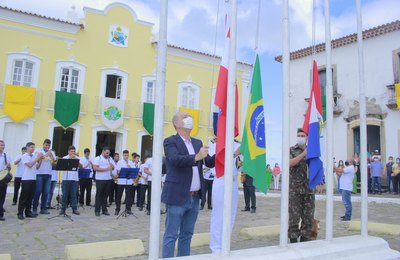 Hasteamento da Bandeira em Penedo comemora os 199 anos da Independência do Brasil