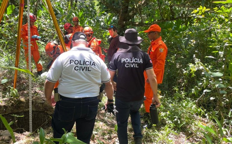 Polícia Civil realiza buscas por corpo de homem desaparecido em cacimba no Antares
