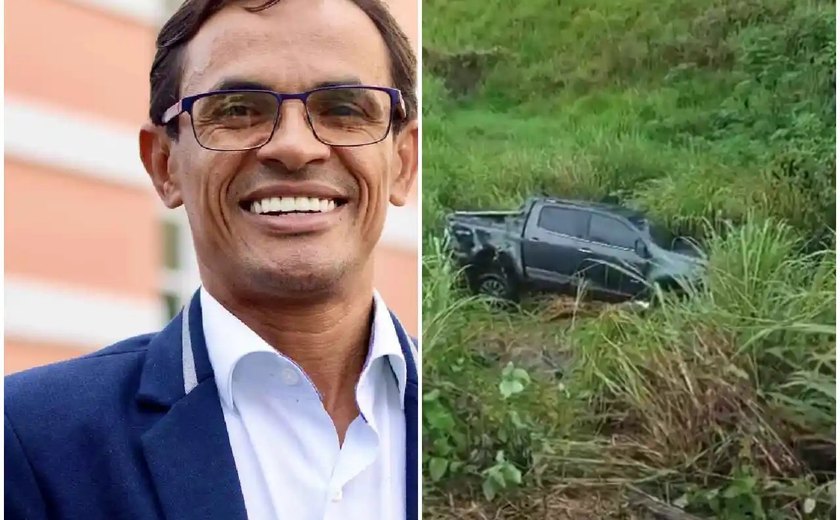 Prefeito de Messias é conduzido a um hospital de Maceió, após ficar gravemente ferido em acidente em Flexeiras