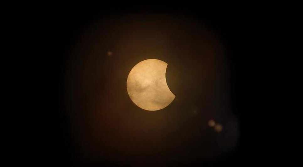 eclipse-lunar-13102023123411297 / Foto: Foto: reprodução R7
