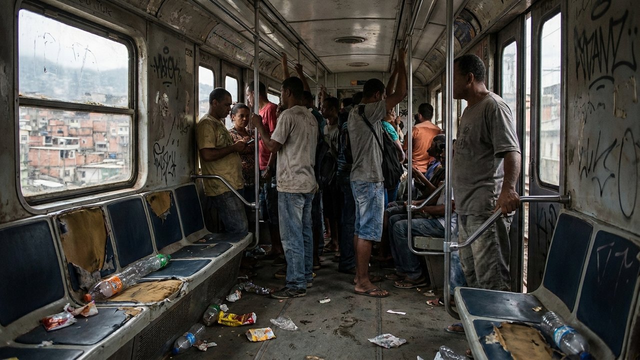 Frota menor, lixo e estações degradadas: veja os cinco problemas encontrados nos trens do Rio