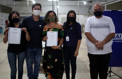 Prefeito Marcelo Beltrão participa do encerramento de Curso de Corte e Costura no Polo de Confecções