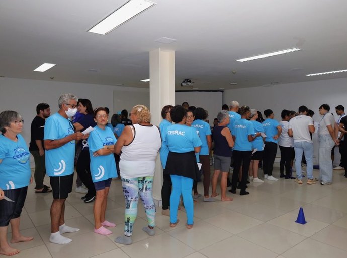 Cesmac promove avaliação multiprofissional voltada à saúde da pessoa idosa