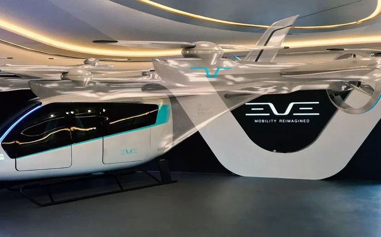 Eve assina memorando com Aerosolutions e Bluenest para para venda de até 50 eVTOLs