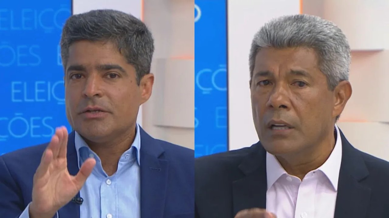 Ipec: Na Bahia, ACM Neto tem 47%, Jerônimo, 32%, e Roma, 6%