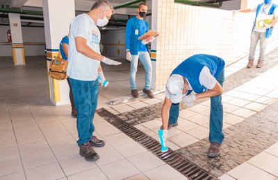 Saúde realiza ações para combater a dengue em diversos bairros de Maceió