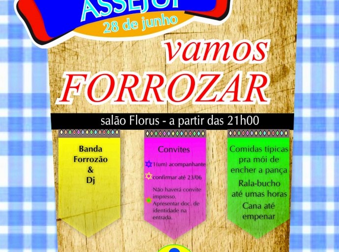 Festa junina JFAL: Rastapé da Assejuf/AL será no dia 28