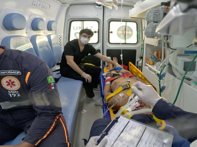 Samu salva trabalhador que despencou de altura de 10 metros em Rio Largo