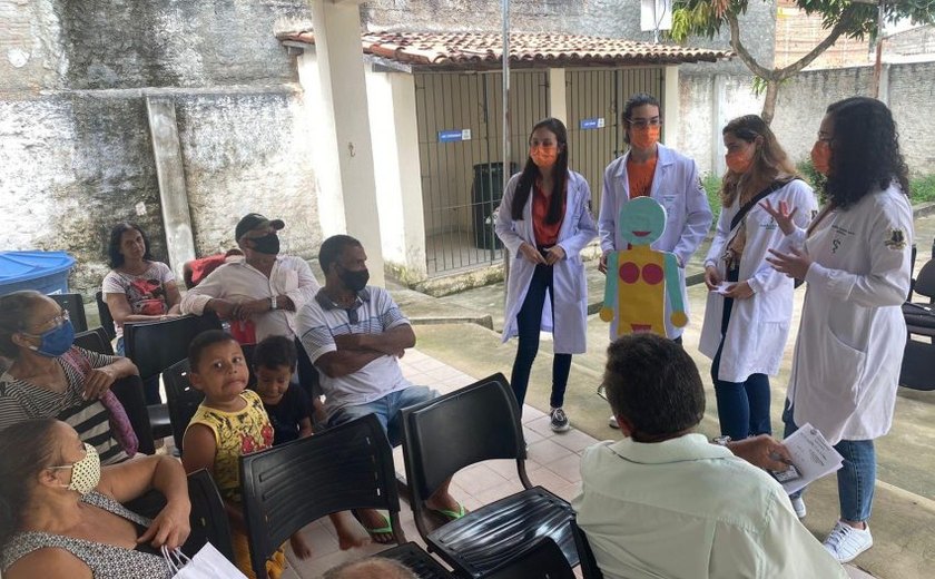 Unidade de Saúde da Família São Francisco de Paula  promove ação em alusão ao Maio Laranja
