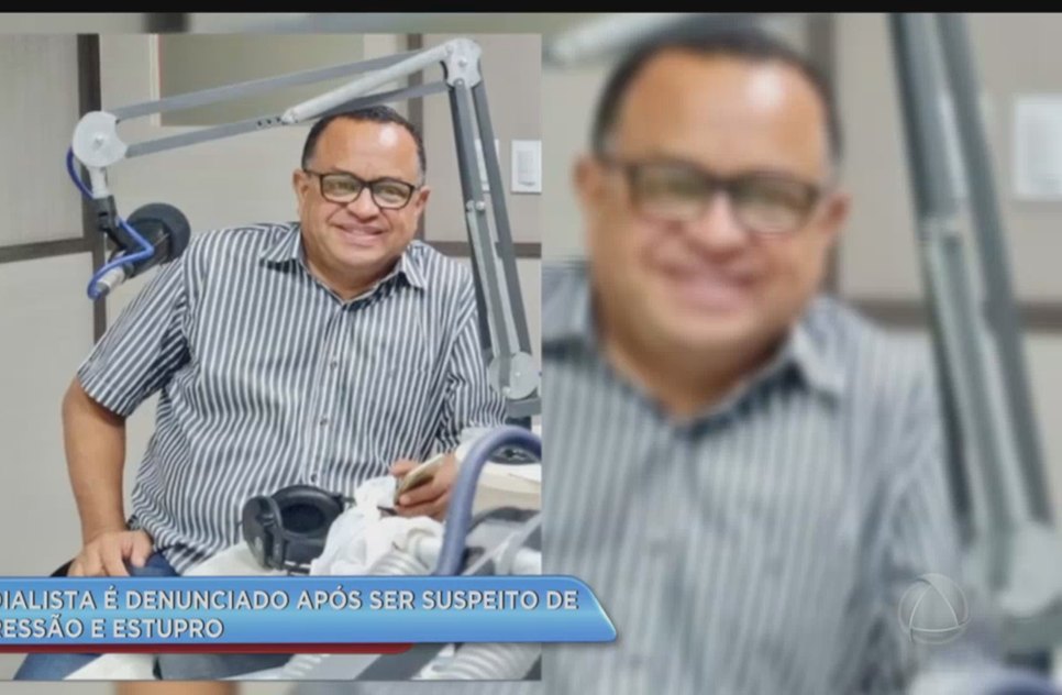 Radialista é denunciado por suspeita de agressão e estupro 