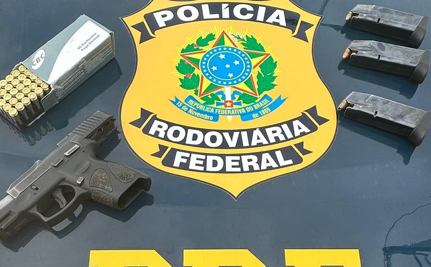 PRF prende homem por porte ilegal de arma em São Sebastião/AL