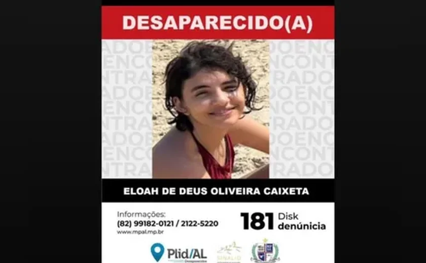 Adolescente com autismo desaparecida em Maceió é encontrada pela família