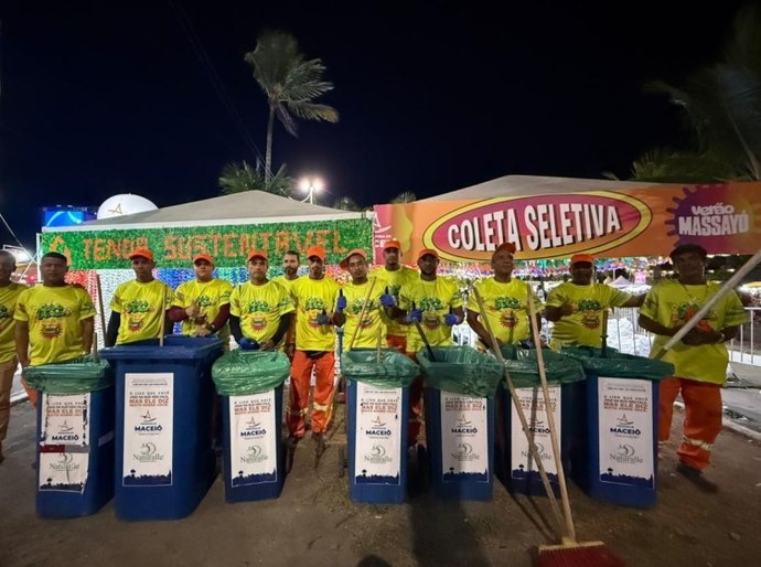 Garis e catadores voltam ao Verão Massayó com ações de limpeza e coleta seletiva