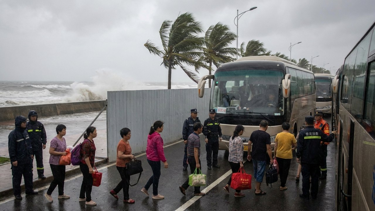 China emite alerta máximo para tufão Noul e 340 mil pessoas são retiradas de província