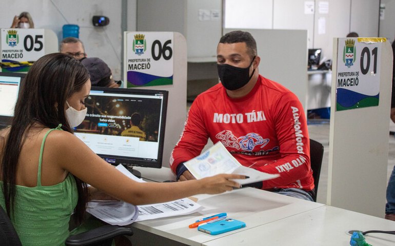 Cadastro de mototaxistas de Maceió segue até sexta (26)
