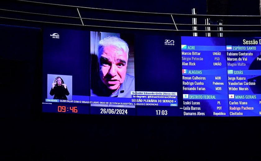 Girão alerta Pacheco sobre reações nos EUA a 'aventura ditatorial' no Brasil
