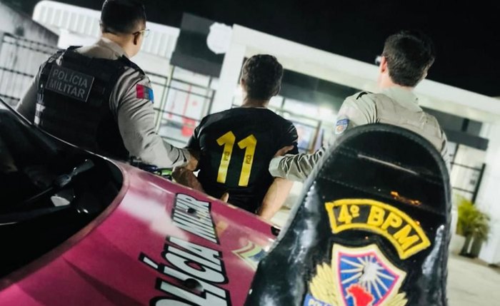 Suspeito foi preso por uma guarnição da Base Comunitária da Segurança
