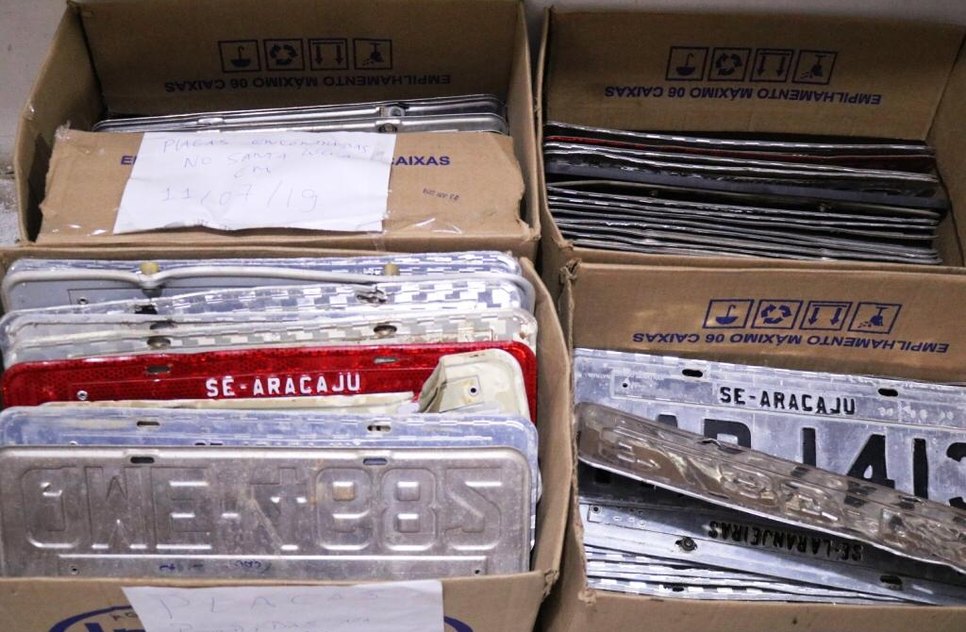 PLACAS PERDIDAS SMTT / Foto: Ascom/SMTT