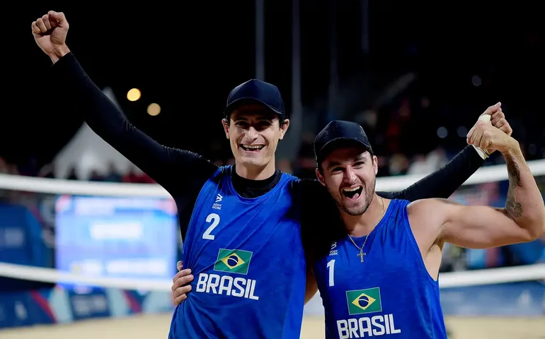 André e George se garantem nos Jogos de Paris