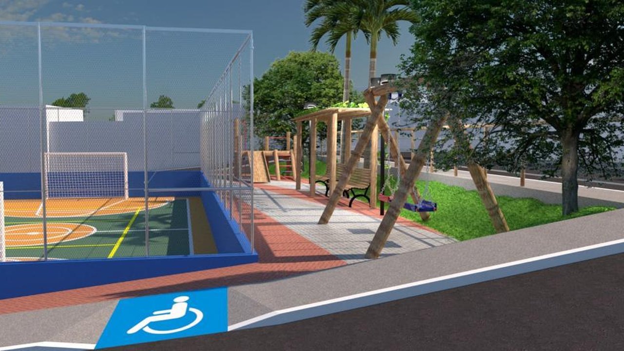 Alto do Cruzeiro em Palmeira dos Índios ganhará Praça Recreativa e quadra de esportes para a comunidade