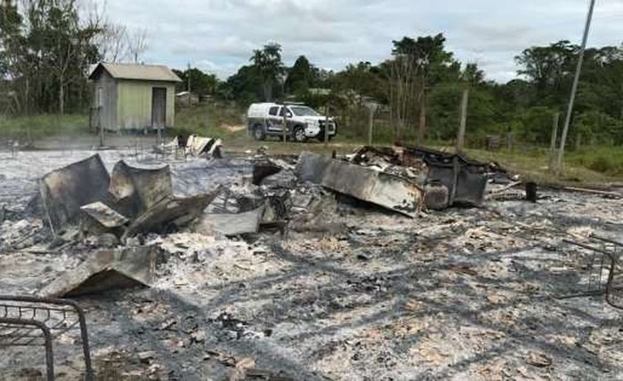 Quase cem alunos da Escola Estadual Rural Vicente Brito de Sousa estão sem aulas - Foto: Polícia Civil