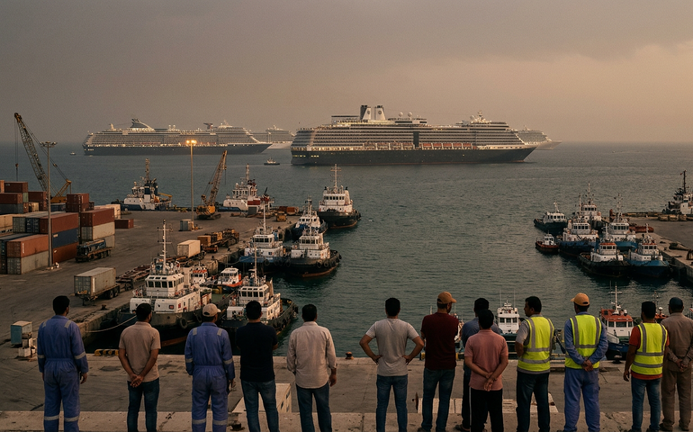 Guerra no Oriente Médio deixa 15 mil passageiros e 20 mil marinheiros de cruzeiros presos no Golfo