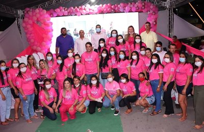 Santana do Mundaú realiza evento de encerramento do Outubro Rosa e lança programa da saúde da mulher