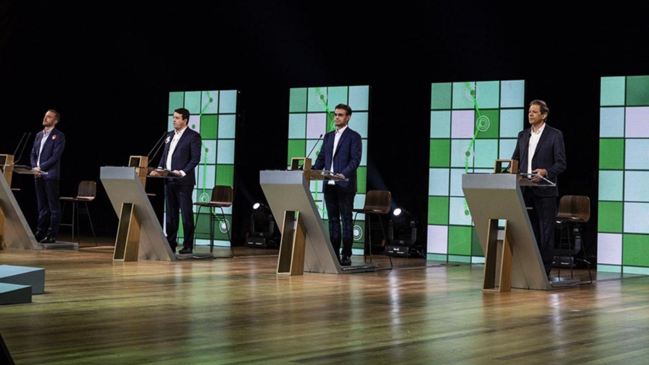 Debate Estadão: Primeiro bloco do debate foi marcado por acenos entre candidatos