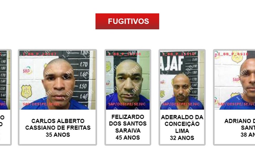 FUGITIVOS COMPAJAF / Foto: Seduc