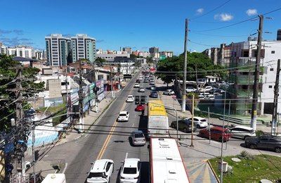 Avenida Gustavo Paiva ganha faixa reversível durante horários de pico da tarde e da noite