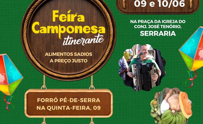 Feira Camponesa ocorre na Serraria Feira Camponesa ocorre na Serraria